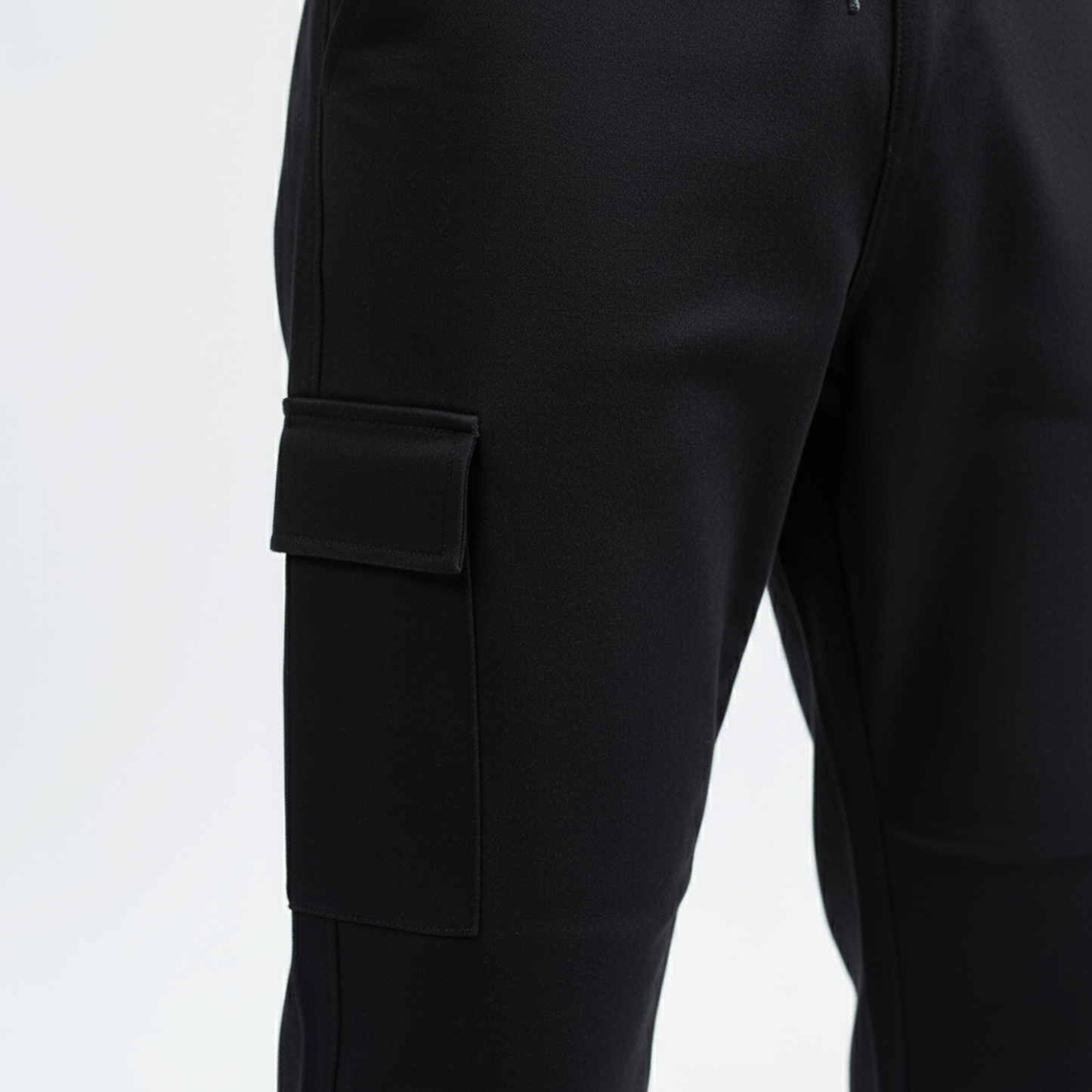 Black Loose Fit Cargo Pant