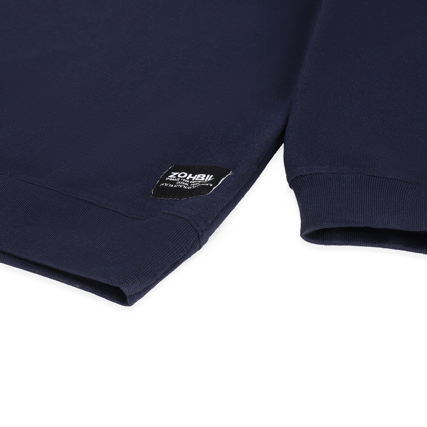 Solid Blue Sweatshirt