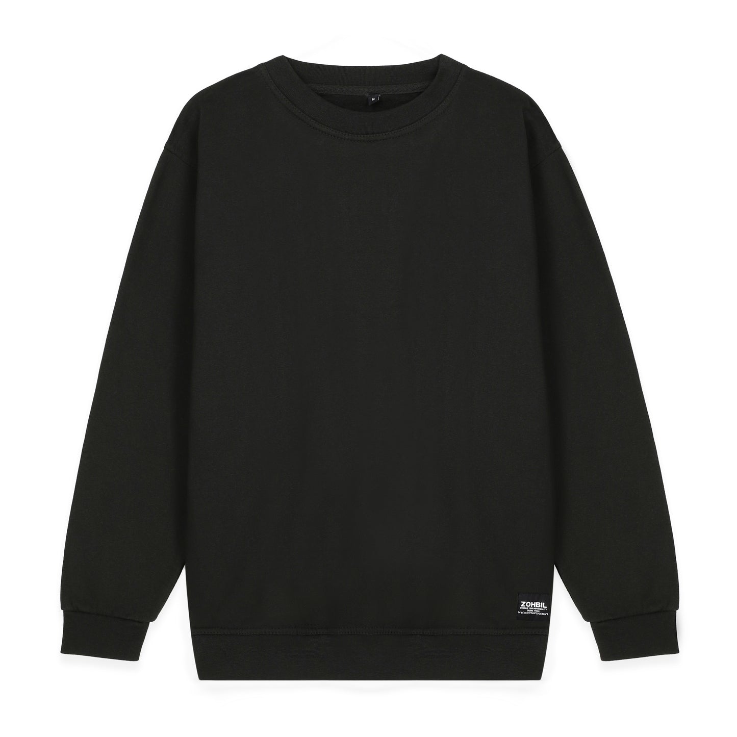 SOLID BLACK SWEATSHIRT