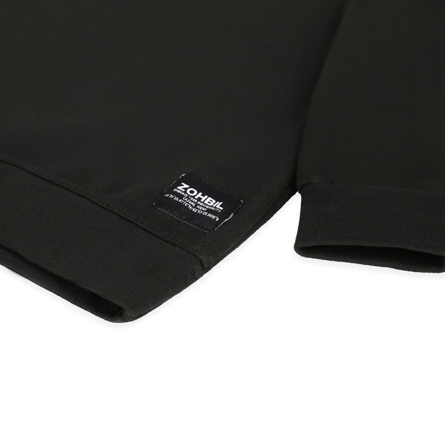 SOLID BLACK SWEATSHIRT