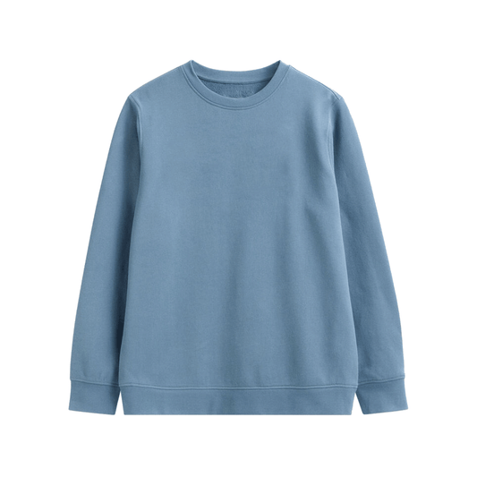 Solid Light Blue Sweatshirt
