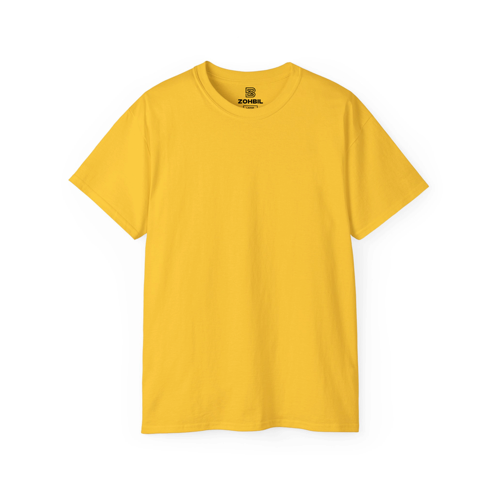 Basic - REGULAR FIT Yellow T-SHIRT
