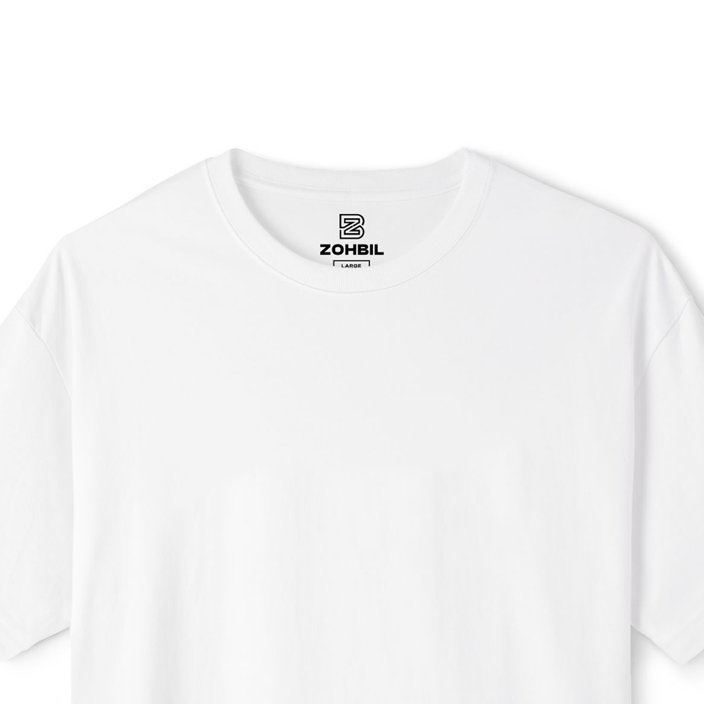 Basic Relaxed Fit White T-shirt