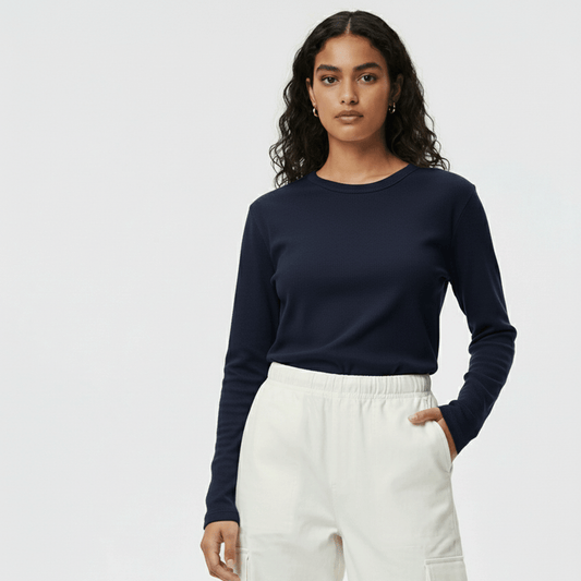 Blue Regular Fit – 24/7 Long Sleeves T Shirt