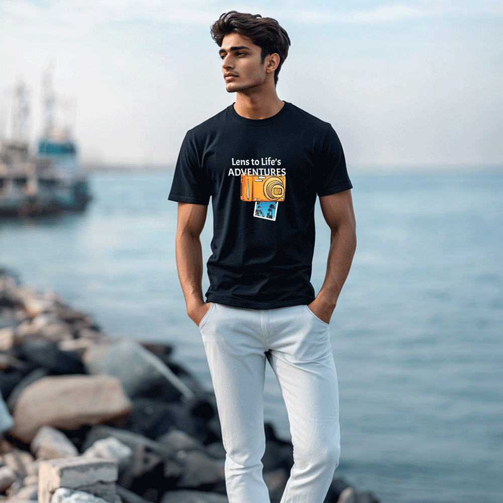 LENS TO LIFE - REGULAR FIT GRAPHIC T-SHIRT