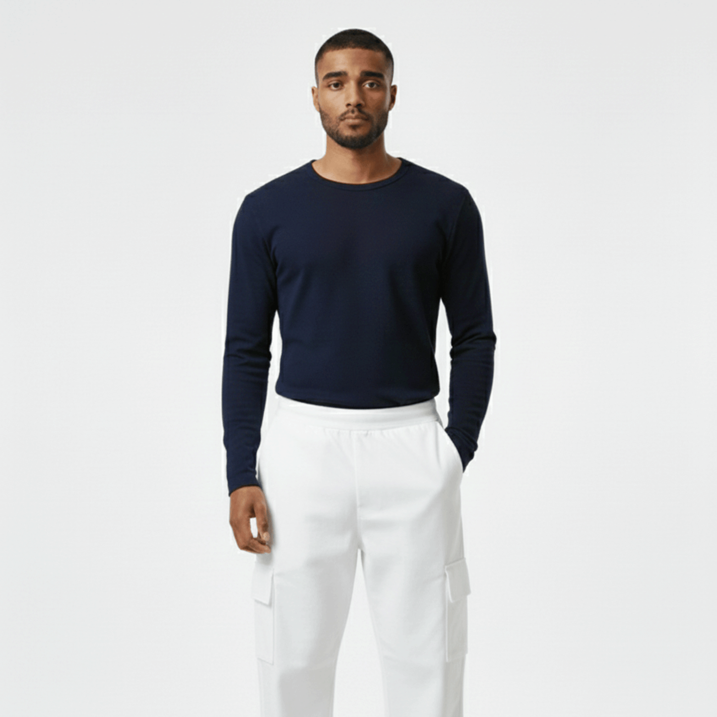 Blue Regular Fit – 24/7 Long Sleeves T Shirt