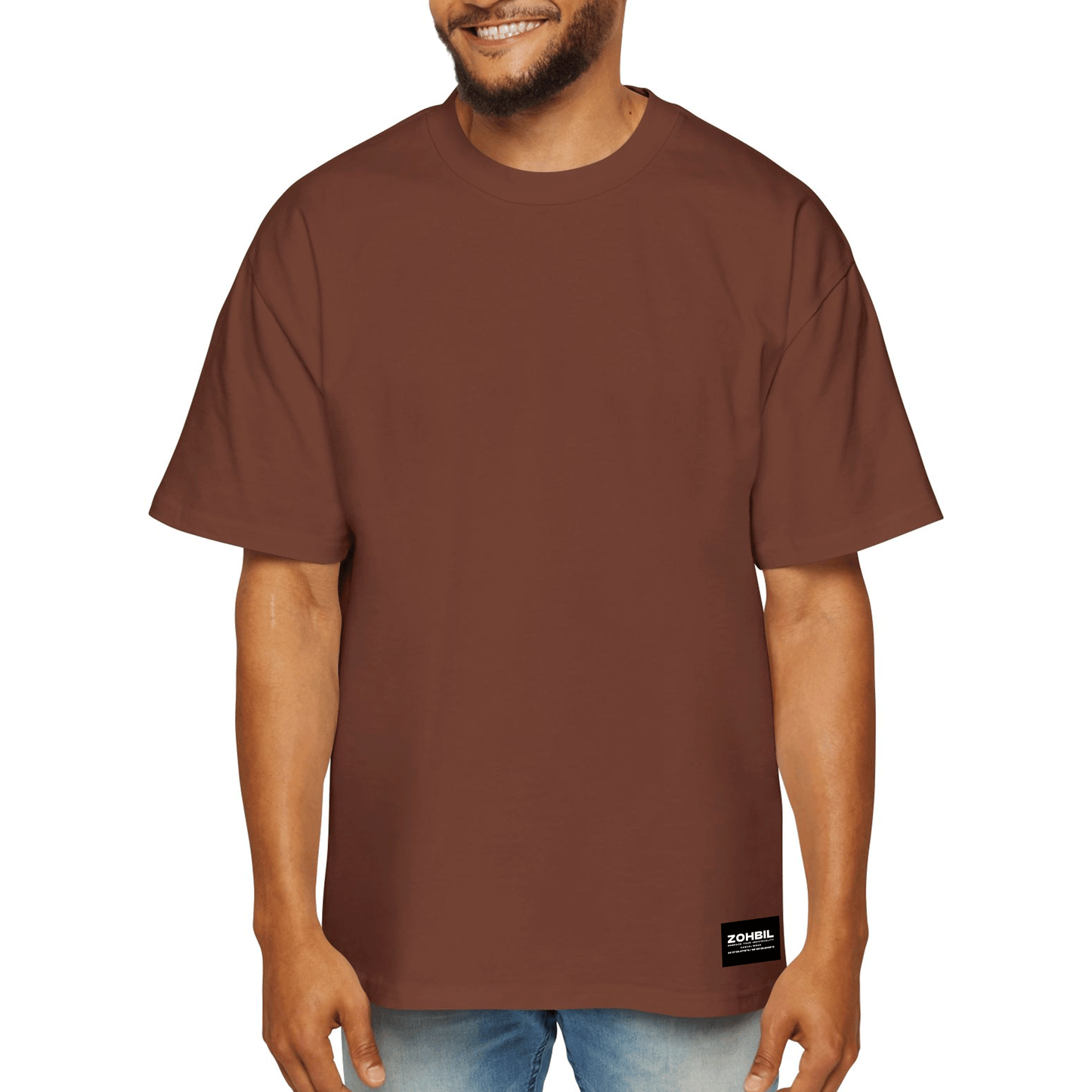 Basic Relaxed Fit Brown T-Shirt